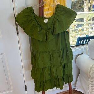 a new day Green Tiered Casual Dress